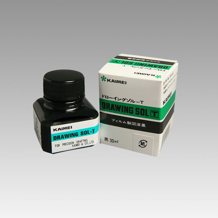 SE0004/ドローイングゾルＴ/4901452100040/30ml/935円/耐水性・密着性に優れ、乾きが早く、ケミカルマットフィルムに最適です。
